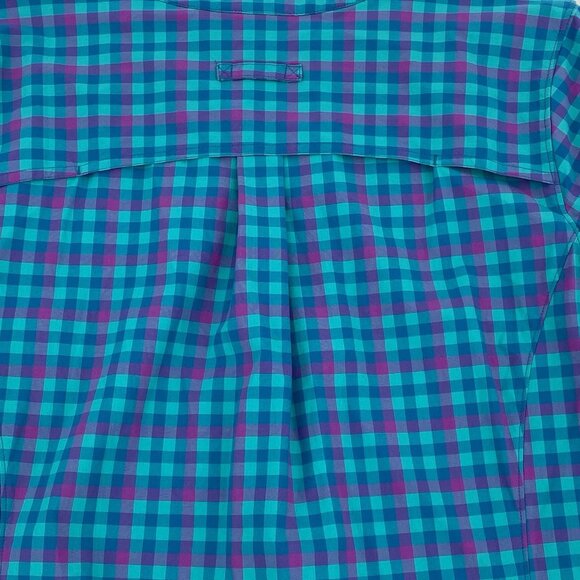 Duluth Shirt Women's 2XL Plaid Button Up Spandex Long Sleeve Stretch Fit - Picture 9 of 9